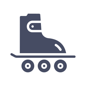 Skate Roller Rolling Skating Skater Shoes icon