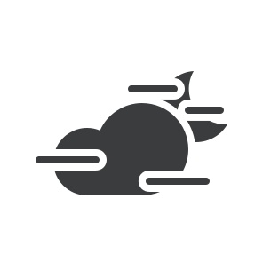 Fog Foggy Mist Night Moon Cloud Cloudy icon