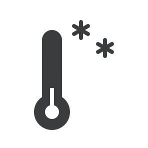 Temperature Thermometer Cold Snow Frost Mist Forecast icon