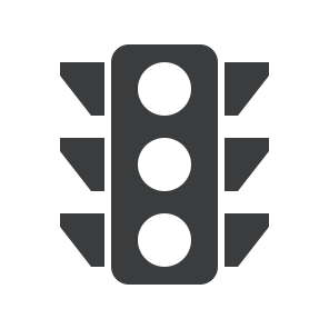Traffic Signal Light Road icon