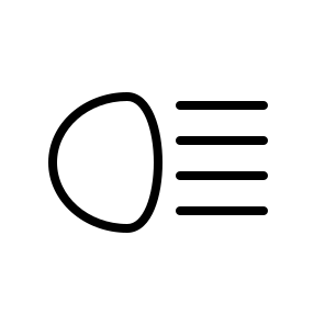 Lamp Light Spotlight Bulb Beam Headlight Car icon