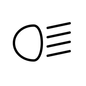 Lamp Light Spotlight Bulb Headlamp High Beam icon