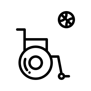 Paralympics Basketball Paralympic Disabled Games Handicapped icon
