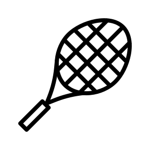 Tennis Bat Racket Racquet icon