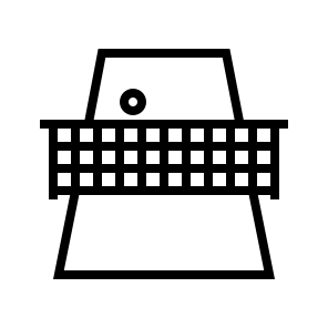 Tennis Court Nets Play Sports Game icon