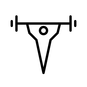 Weightlifting Exercise Gym Fitness Barbells Lift Weight icon