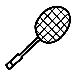 Badminton Shuttle Racket Racquet Game icon