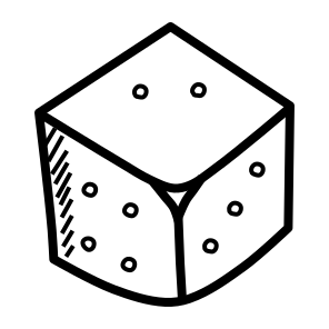 Dice Roll Luck Gamble Gambling Casino icon