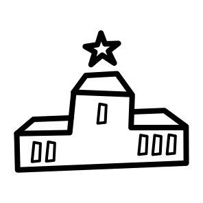 Podium Champion Winner Achievement Stage Prize icon