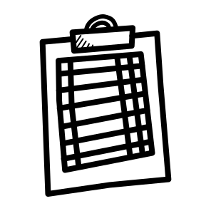 Score Scorecard Paper Pad icon