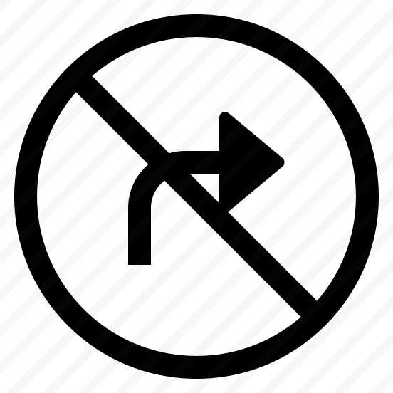 Sign No Right Turn preview