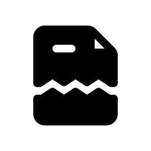 Corrupted File, Document, Information, Management, Organize icon