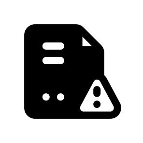 Dangerous File, Document, Information, Management, Organize icon