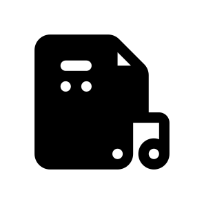 Music File, Document, Information, Management, Organize icon