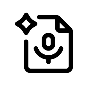   Ai Audio, Digital, Content, Internet, Social Media icon