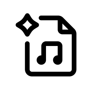   Ai Music, Digital, Content, Internet, Social Media icon