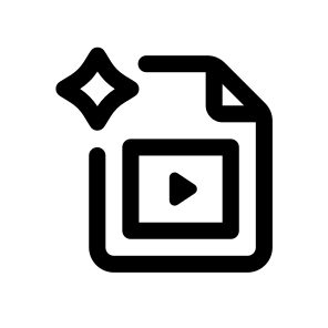   Ai Video, Digital, Content, Internet, Social Media icon