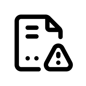Dangerous File, Document, Information, Management, Organize icon