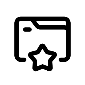 Favorite Folder, Document, Information, Management, Organize icon