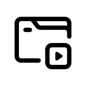 Video Folder, Document, Information, Management, Organize icon