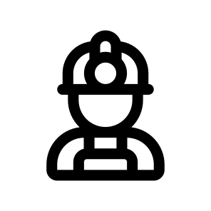   Miner, Industry, Coal, Mining, Geology icon
