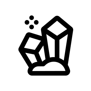   Mineral, Industry, Coal, Mining, Geology icon