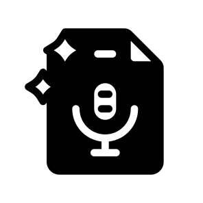   Ai Audio, Digital, Content, Internet, Social Media icon