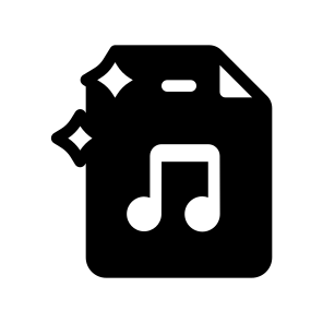   Ai Music, Digital, Content, Internet, Social Media icon