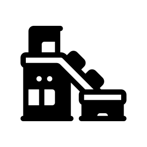   Coal Preparation Plant, Industry, Coal, Mining, Geology icon