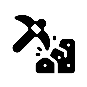   Mining, Industry, Coal, Mine, Geology icon