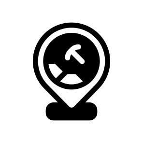   Mining Location, Industry, Coal, Mining, Geology icon