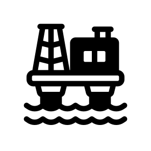   Oil Rig, Industry, Coal, Mining, Geology icon