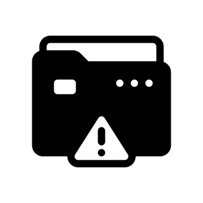 Dangerous Folder, Document, Information, Management, Organize icon