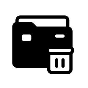 Delete Folder, Document, Information, Management, Organize icon