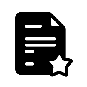 Favorite File, Document, Information, Management, Organize icon