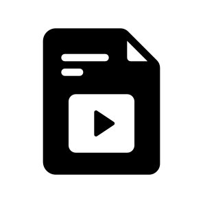 Video File, Document, Information, Management, Organize icon