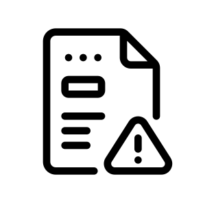 Dangerous File, Document, Information, Management, Organize icon