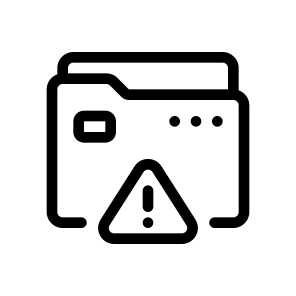 Dangerous Folder, Document, Information, Management, Organize icon