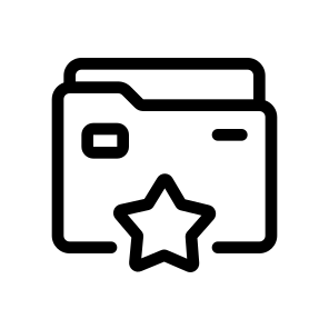 Favorite Folder, Document, Information, Management, Organize icon