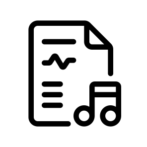 Music File, Document, Information, Management, Organize icon