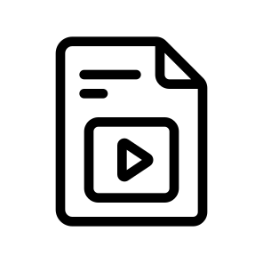 Video File, Document, Information, Management, Organize icon