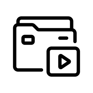 Video Folder, Document, Information, Management, Organize icon