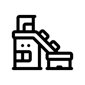   Coal Preparation Plant, Industry, Coal, Mining, Geology icon