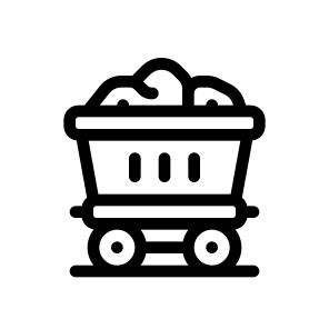   Coal Wagon, Industry, Coal, Mining, Geology icon