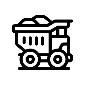   Dump Truck, Industry, Coal, Mining, Geology icon