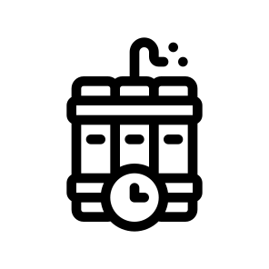   Dynamite, Industry, Coal, Mining, Geology icon