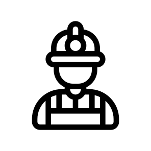   Miner, Industry, Coal, Mining, Geology icon