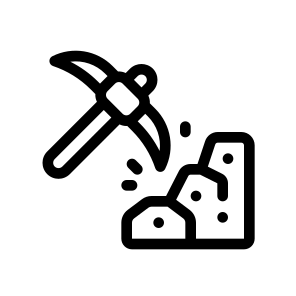   Mining, Industry, Coal, Mine, Geology icon