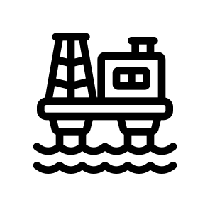   Oil Rig, Industry, Coal, Mining, Geology icon