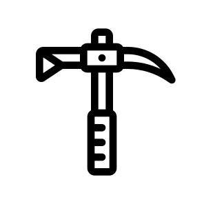   Pickaxe, Industry, Coal, Mining, Geology icon